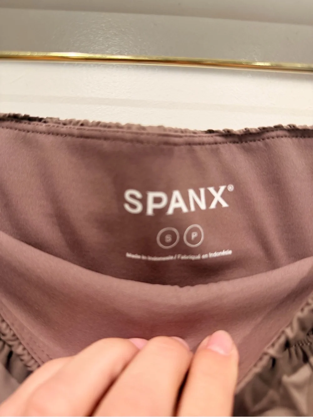 SPANX Booty Boost Flirty Skort Brown Size Small NWT